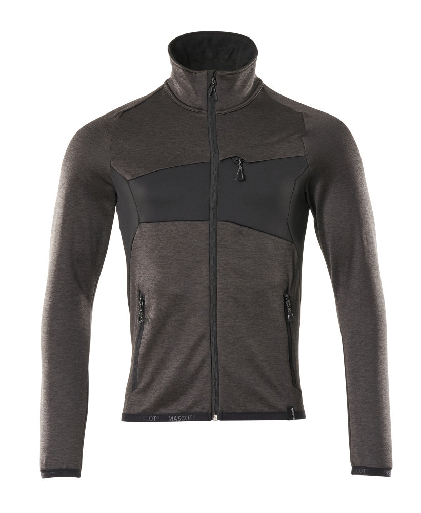 MASCOT Fleecejacke 18103-316 – Dunkelanthrazit/Schwarz