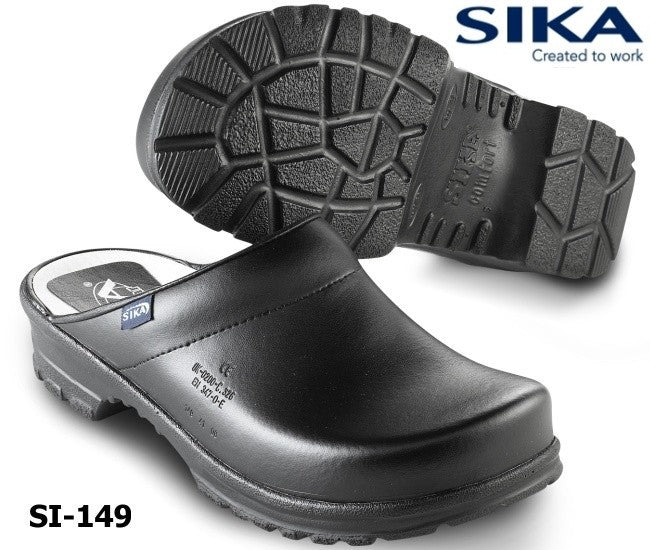 SIKA Clog 149 COMFORT OB offener Berufs-Clog schwarz