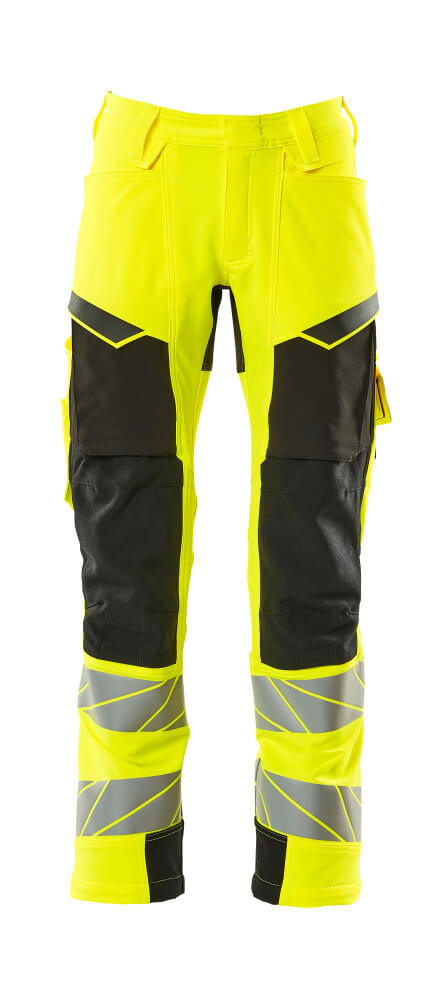 MASCOT Hose mit Knietaschen 19079-511, Farbe Hi-vis Gelb/Schwarz