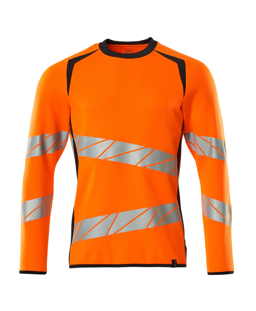 MASCOT Sweatshirt 19084-781, Farbe Hi-vis Orange/Schwarzblau