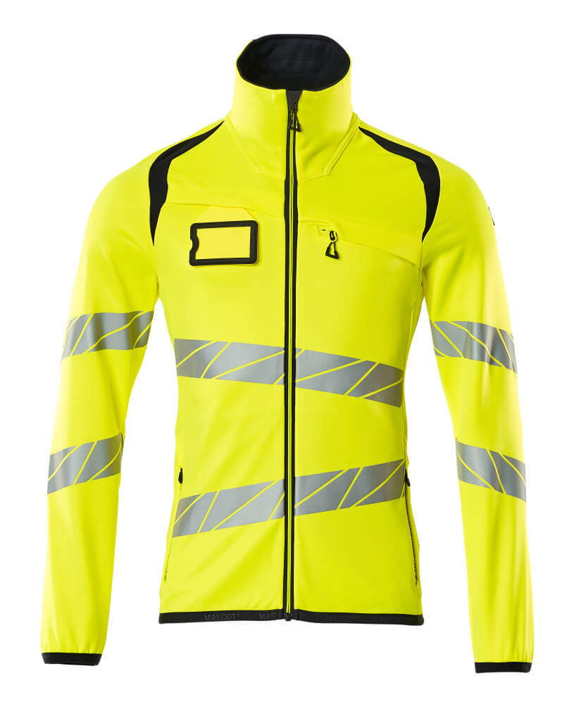 MASCOT Fleecejacke 19103-315, Farbe Hi-vis Gelb/Schwarzblau
