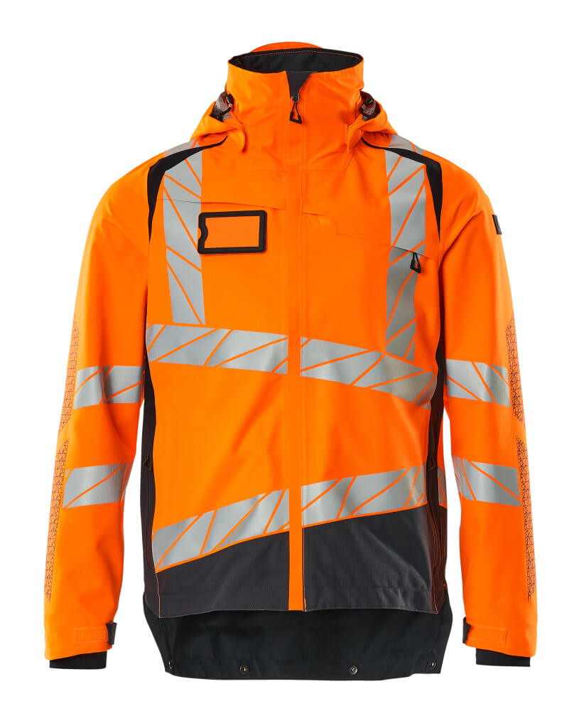 MASCOT Hardshelljacke 19301-231, Farbe Hi-vis Orange/Schwarzblau