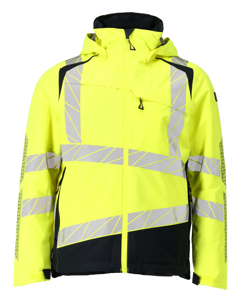 MASCOT Winterjacke 19335-231, Farbe Hi-vis Gelb/Schwarzblau