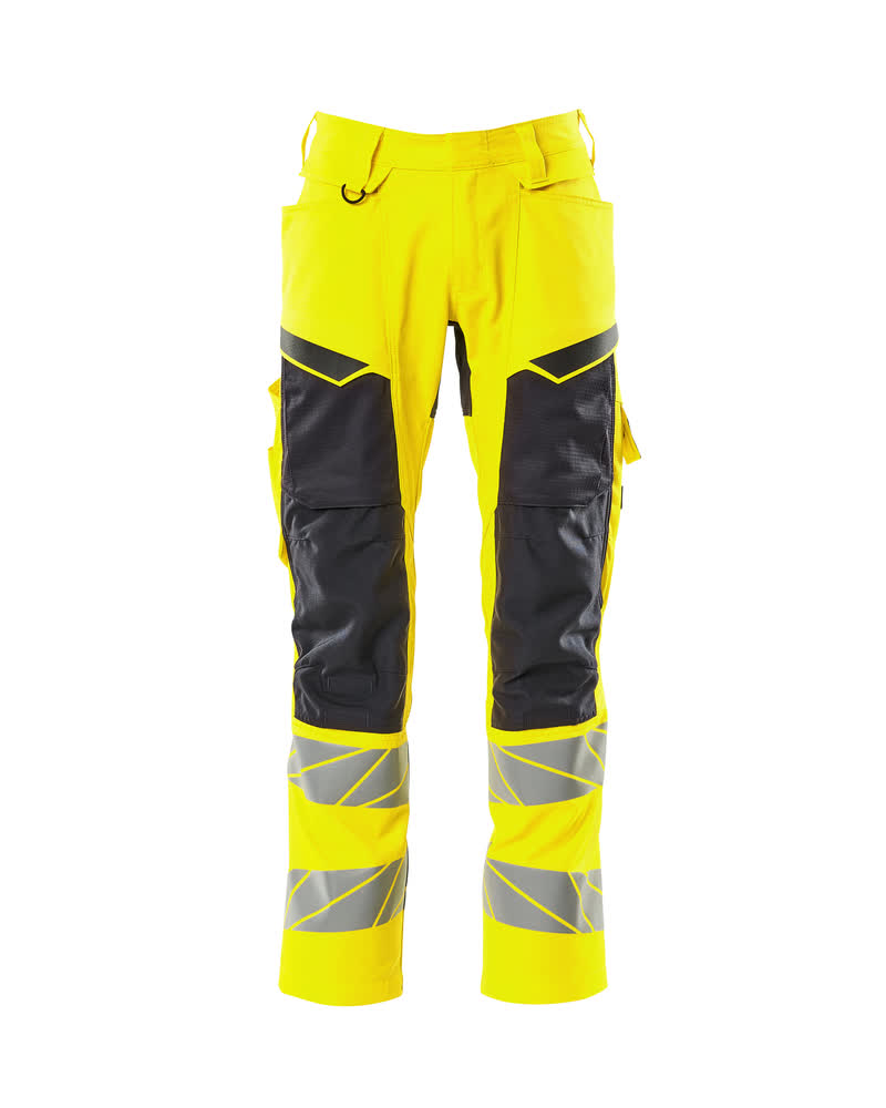 MASCOT Hose mit Knietaschen 19579-236, Farbe Hi-vis Gelb/Schwarz