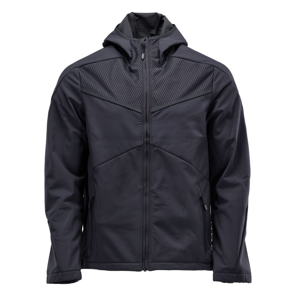 MASCOT Softshelljacke mit Kapuze 22102-649, Farbe Schwarzblau