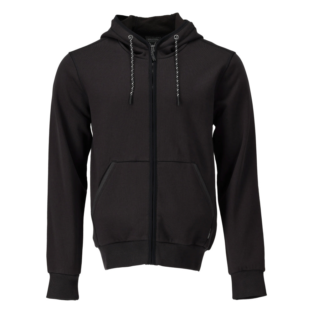 MASCOT Kapuzenpullover mit Reißverschluss 22486-378 – Schwarz