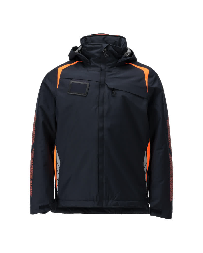 MASCOT Winterjacke 23035-231, Farbe Schwarzblau/Hi-vis Orange