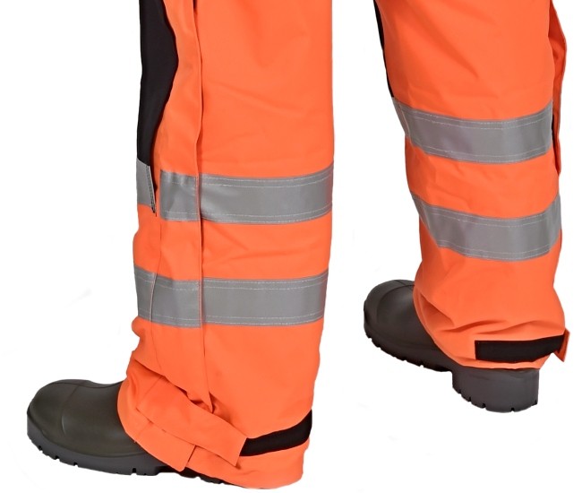 Warnschutz Thermo-Overall HIGH-VIS - OCEAN, Orange - marine 060019
