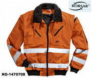 Warnschutz Pilotenjacke 3-in-1 warnorange