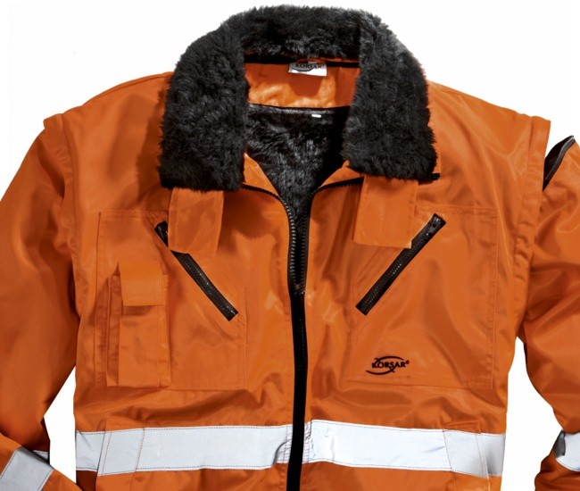 Warnschutz Pilotenjacke 3-in-1 warnorange