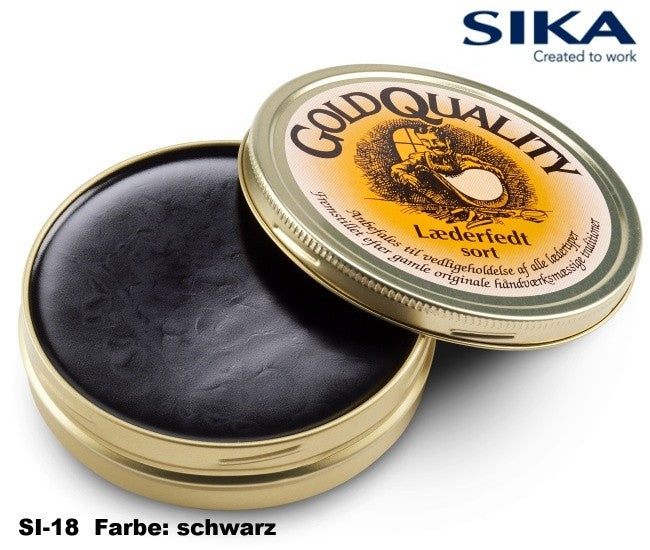 Lederfett Sika Gold Quality 190 ml Lederpflege Silikonfrei, schwarz oder neutral