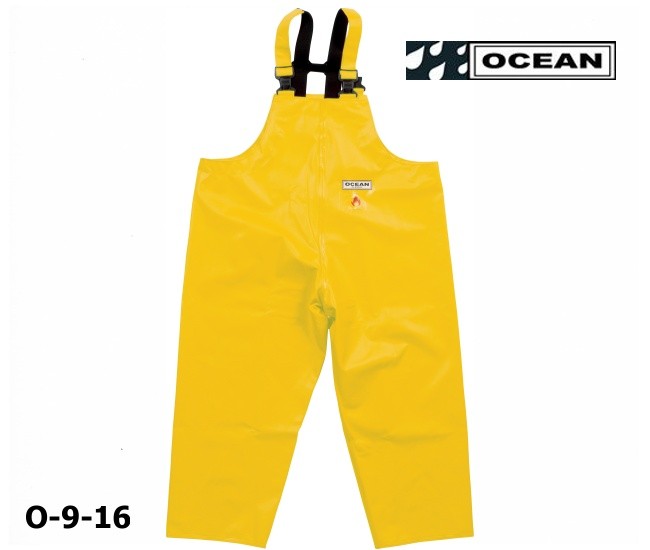 Fischerei-Regen-Latzhose OCEAN CLASSIC weites Modell 030050