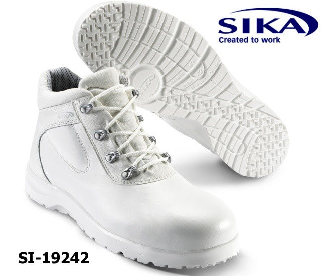 Sika Sicherheitshochschuh 19242 FUSION S2 , Schnürstiefel, Alukappe, weiß