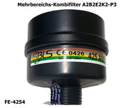 Atemschutz, Mehrbereichs Kombi-Atemschutzfilter A2 B2 E2 K2-P3