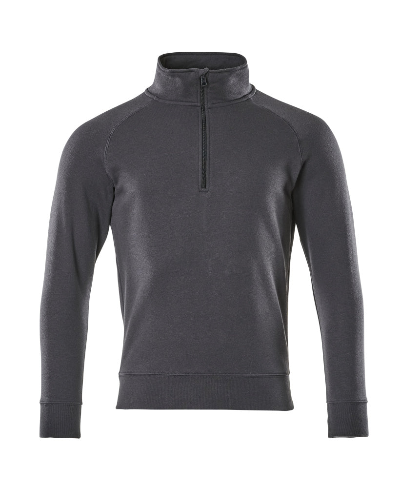 MASCOT Sweatshirt mit kurzem Reißverschluss 50611-971 – Schwarzblau