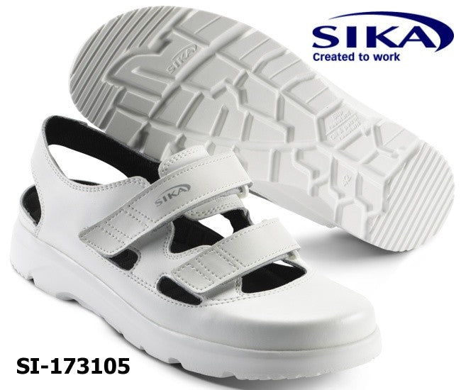 SIKA Berufssandale OPTIMAX 173105 OB  Medizin / Pflege / Küche weiß oder schwarz