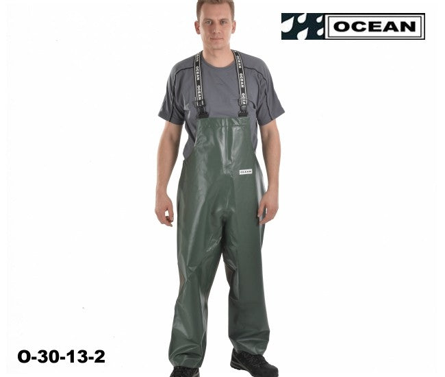 Fischerei - Latzhose, Ocean 30-13 Off Shore Olive 030017