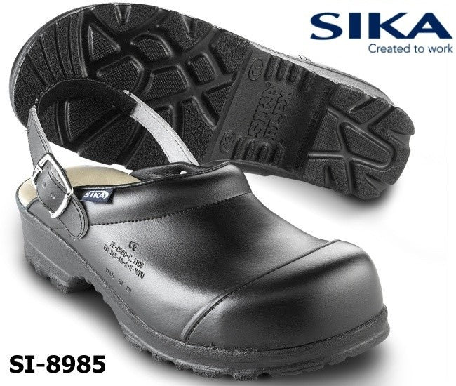 SIKA Sicherheitsclog 8985 FLEX LBS SB weiß und schwarz