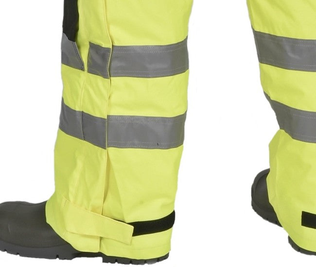 Warnschutz Thermo-Overall HIGH-VIS - OCEAN gelb - marine 060019