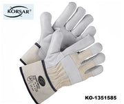 Arbeitsschutzhandschuhe Leder 12 Paar! KORSAR TM2 New EN 388 Kat. 2