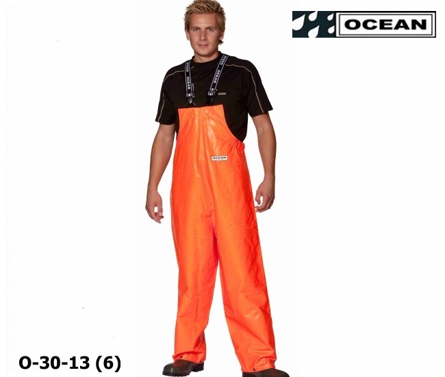 Fischerei - Latzhose, Ocean 30-13 Off Shore & Fishing, Orange, Landwirtschaft & Fischerei 030017