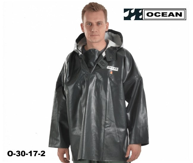 OCEAN Offshore 30-17 Fischerei-Regenbekleidung Ölhemd oliv - 040004