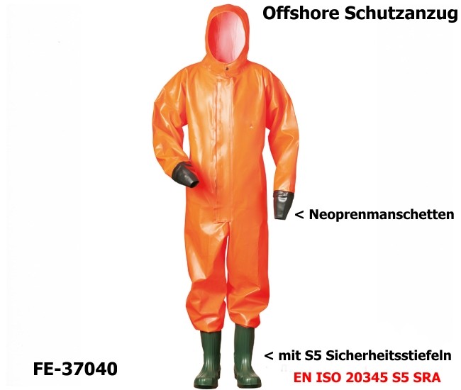 Offshore Ganzkörper Schutzanzug S5 Sicherheitsstiefel