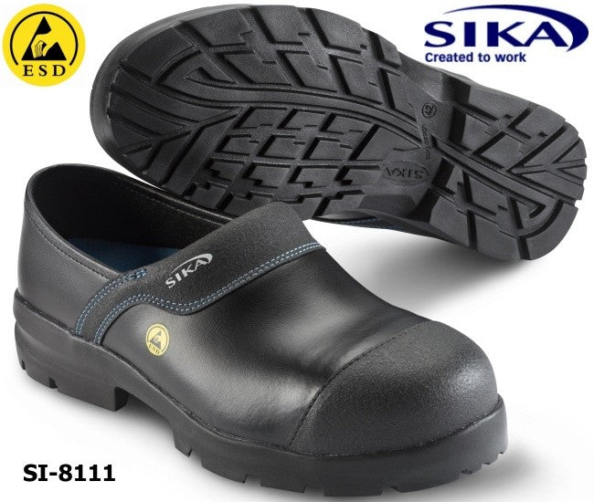 Sika Clog 8111 ESD Modell Flex Light S3 SRA Clog - geschlossen Alukappe
