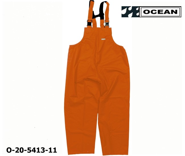 Regenlatzhose leicht PU Comfort Ocean Latzhose 20-5413 orange