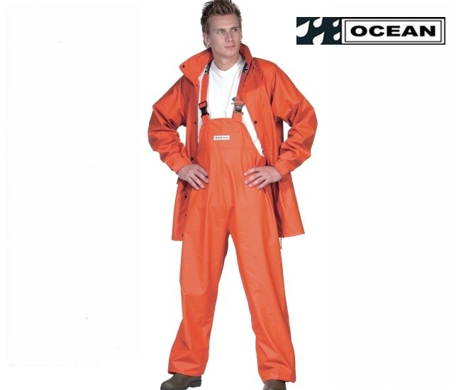 Regenlatzhose leicht PU Comfort Ocean Latzhose 20-5413 orange