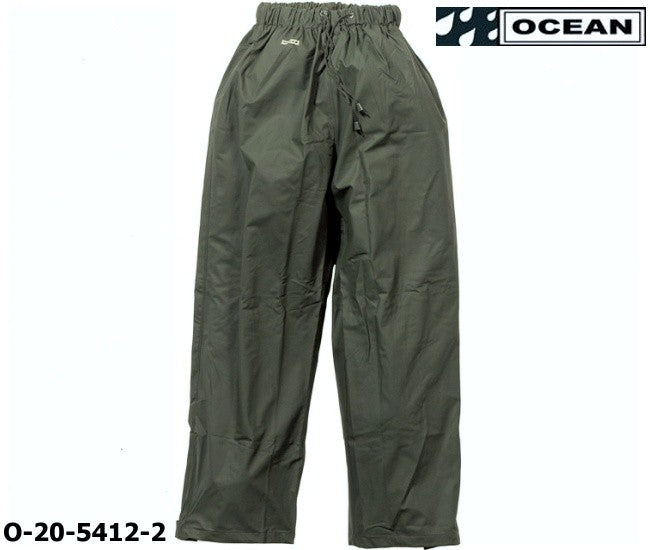 Regenhose leicht PU Comfort Ocean Bundhose 20-5412 olivgrün 010001