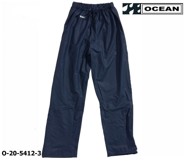Regenhose leicht - PU Comfort Ocean Bundhose 20-5412 marine aus 210gr PU 010001