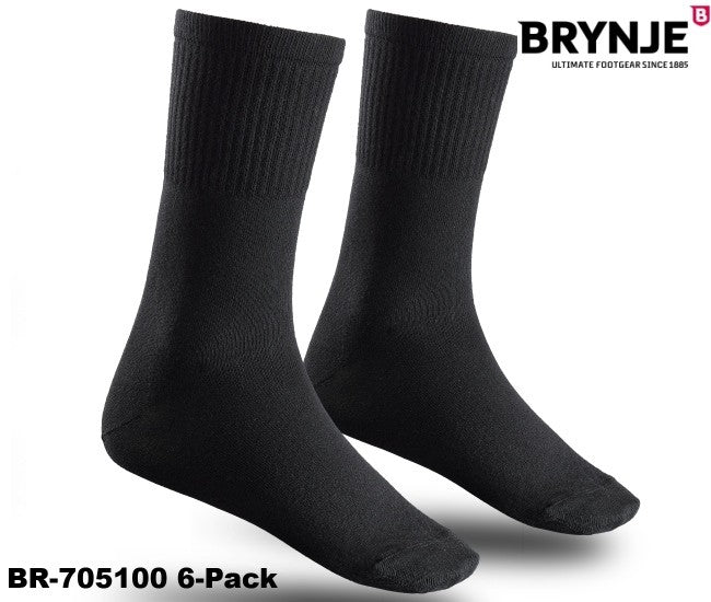 Brynje Socken BASIC 6-Pack für Arbeit, Sport und Freizeit