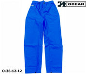 Regenhose OCEAN 36-12 COMFORT HEAVY, blau, PU/Nylon Landwirt, Angler, Jäger