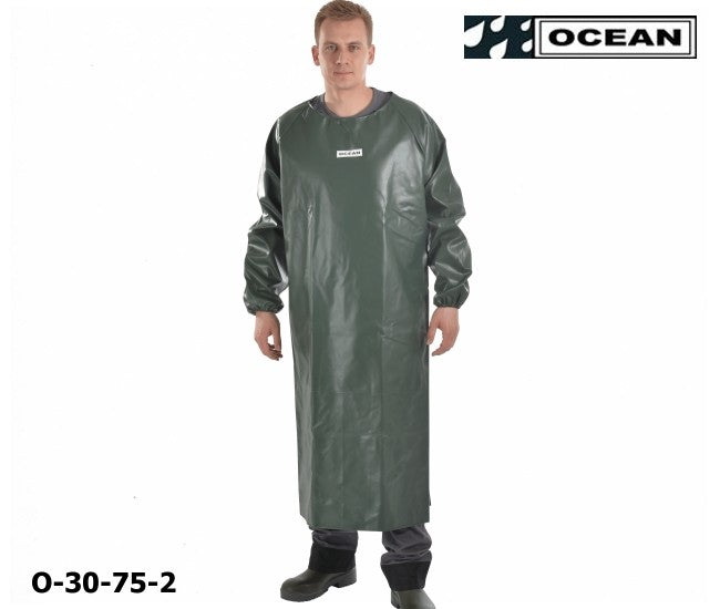 Ärmelschürze Ocean Offshore olive flammhemmend, resistent gegen Öl und Fett EN 343 EN14116