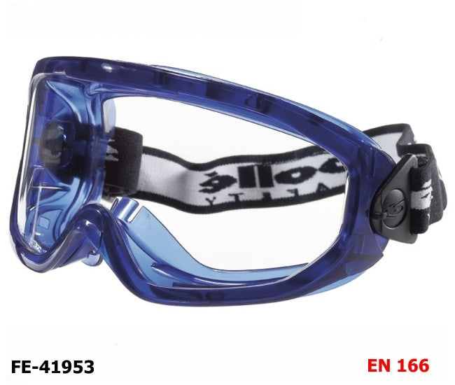 BOLLÉ® Vollsicht-Schutzbrille BLAST EN 166 bequem über Korrekturbrillen tragbar